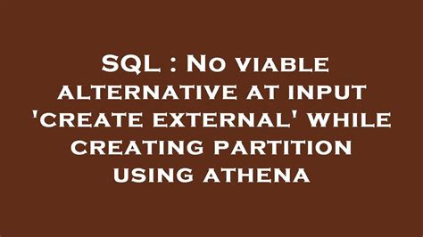 I am using antlr4 to create a SQL paser, so if &39;use&39; is a table or column, it should be recognized out. . No viable alternative at input sql